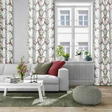 Smultronstället fabric - Off white - Arvidssons Textil