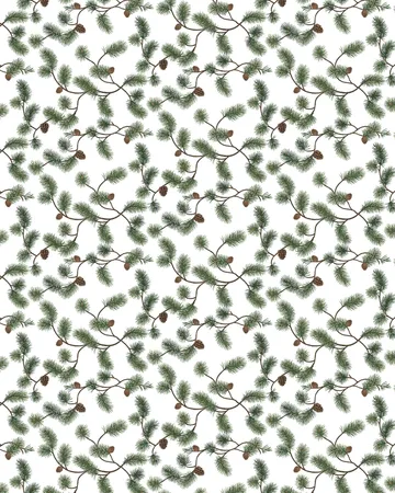 Tallegren oilcloth - Green - Arvidssons Textil
