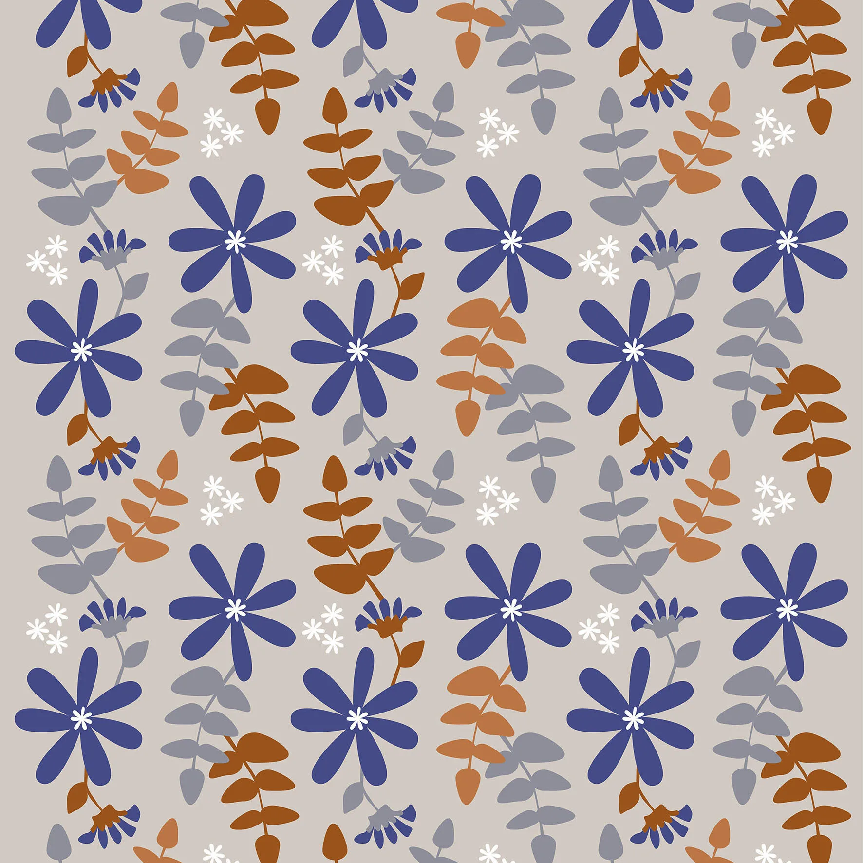 Under solen fabric, rust Arvidssons Textil