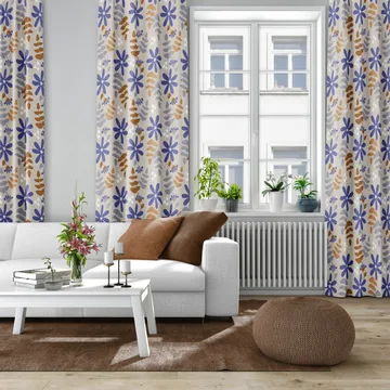 Under solen fabric - rust - Arvidssons Textil