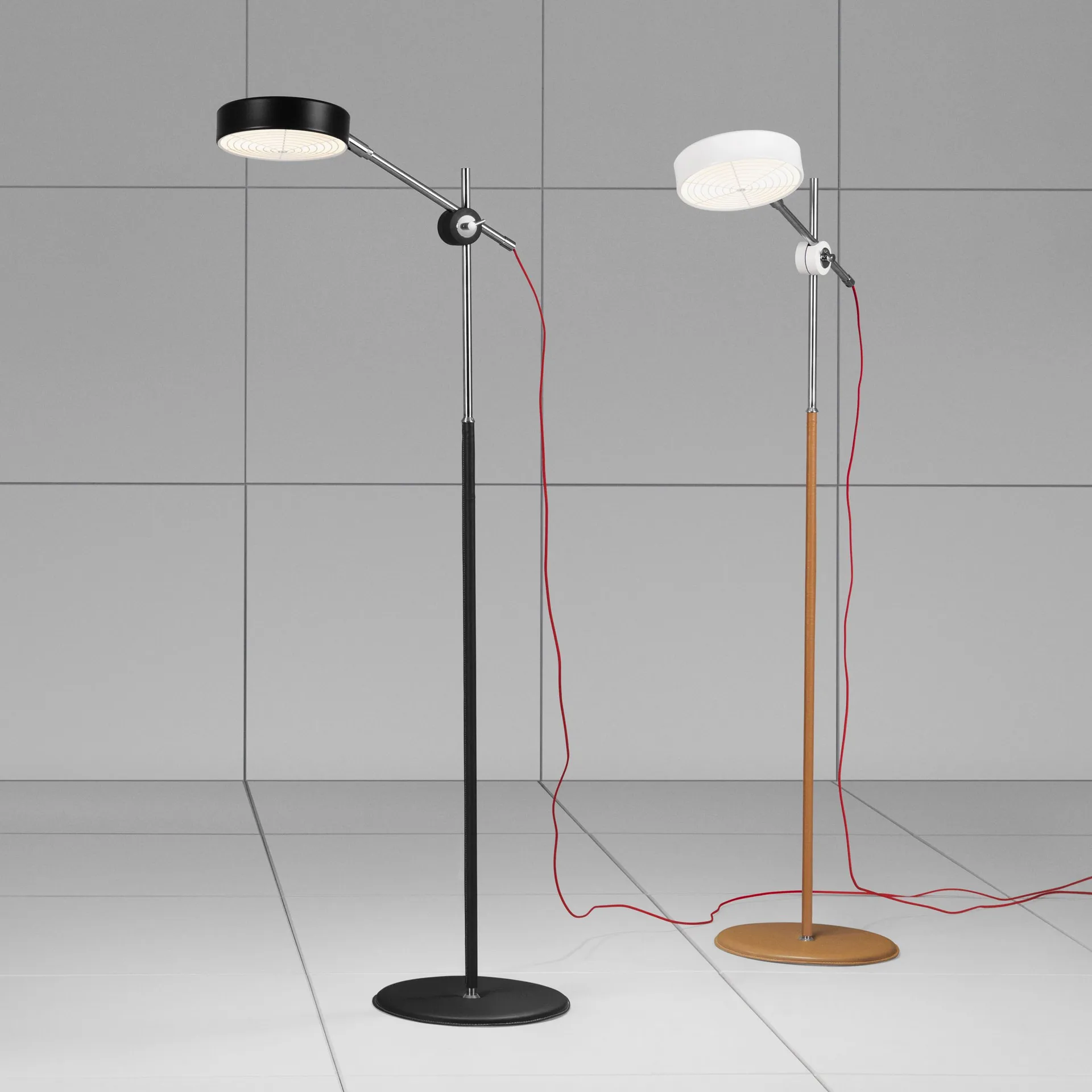 Simris floor lamp white, white Ateljé Lyktan