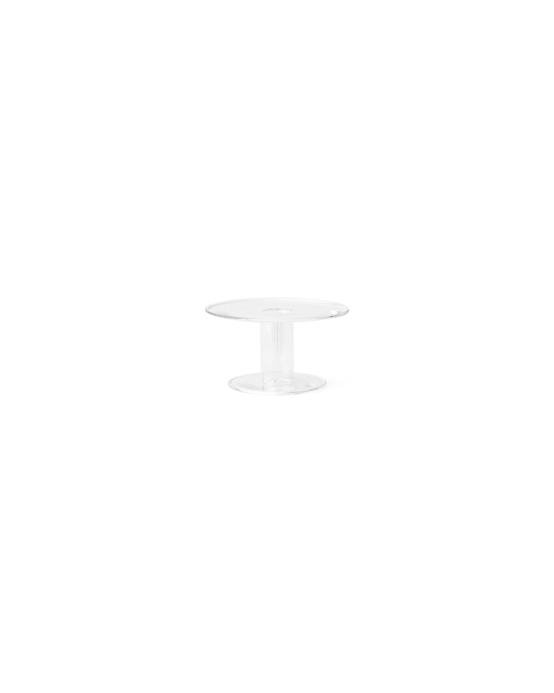 Abacus candle sticks 5.5 cm, Clear Audo Copenhagen