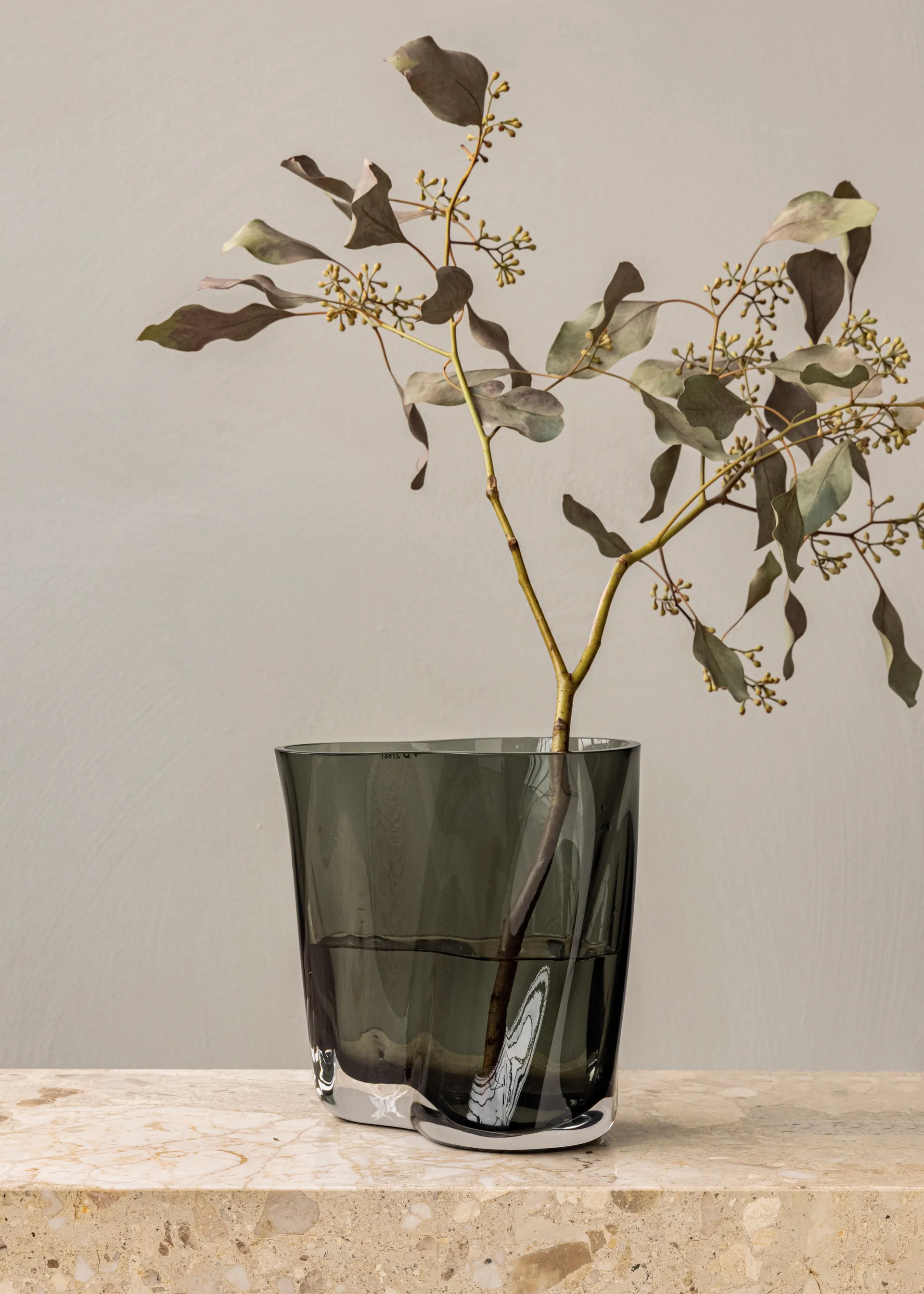 Aer vase 19 cm, Smoke Audo Copenhagen