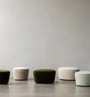 Cairn pouf Ø60 cm - Bouclé 02 - Audo Copenhagen