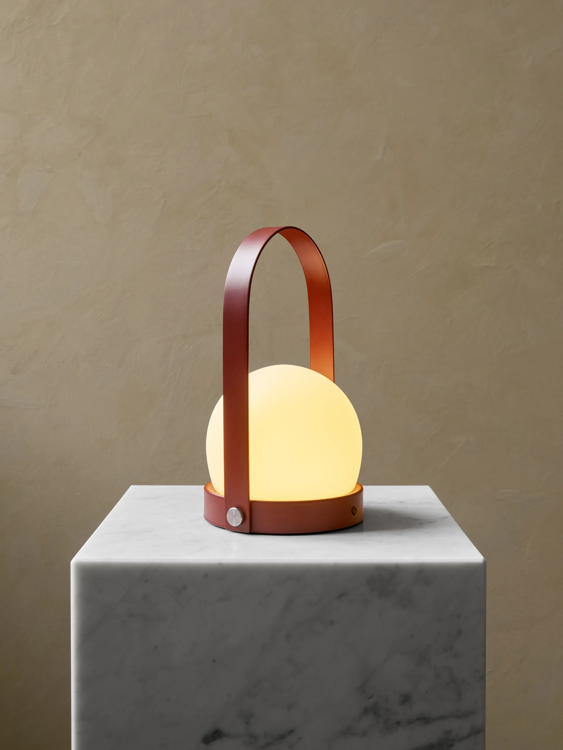 Carrie portable table lamp, Burned red Audo Copenhagen