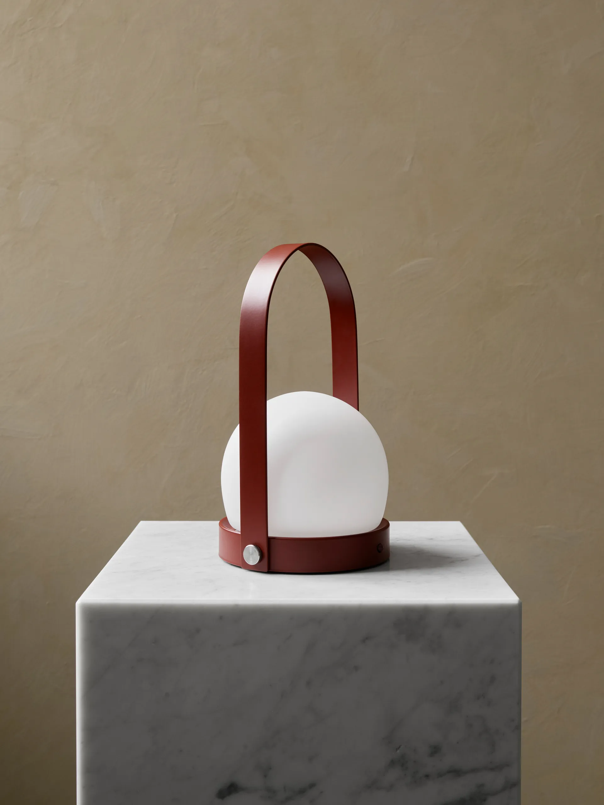 Carrie portable table lamp, Burned red Audo Copenhagen
