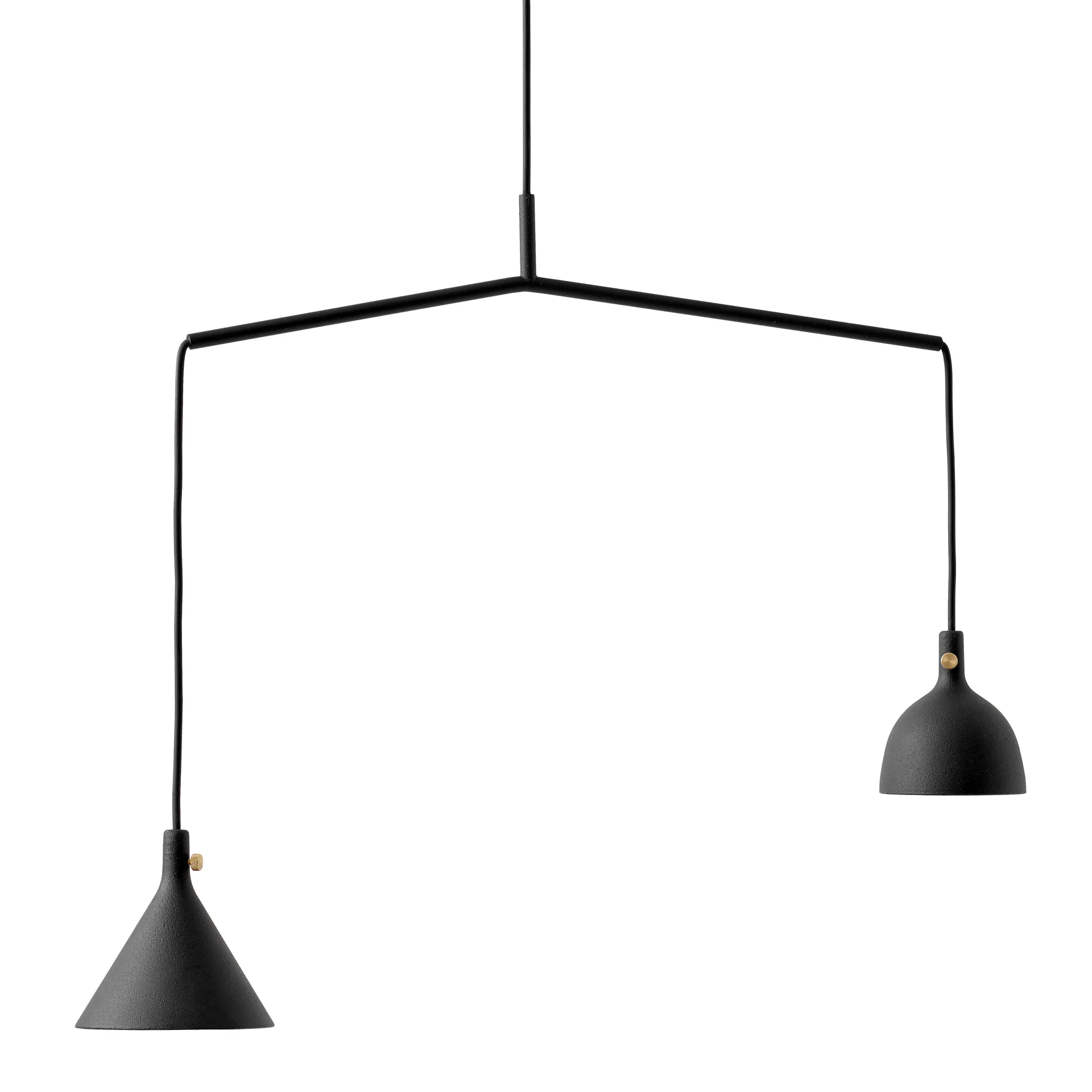 Cast shape 4 pendant lamp, black Audo Copenhagen