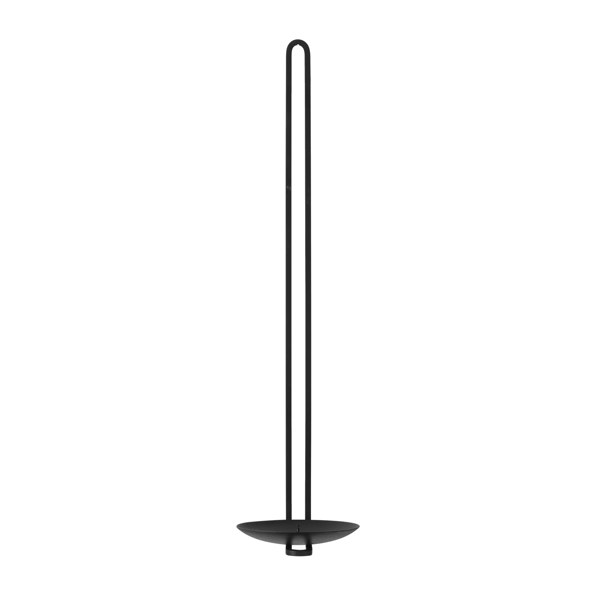 Clip candlestick wall 34 cm, Black Audo Copenhagen