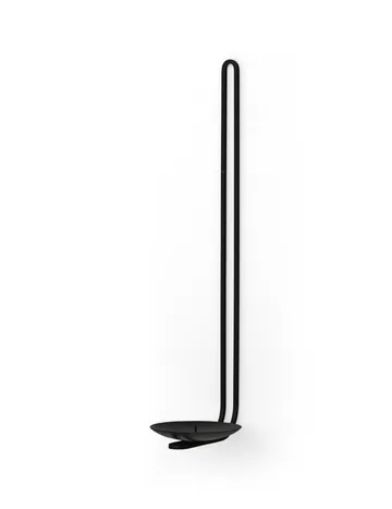 Clip candlestick wall 34 cm - Black - Audo Copenhagen