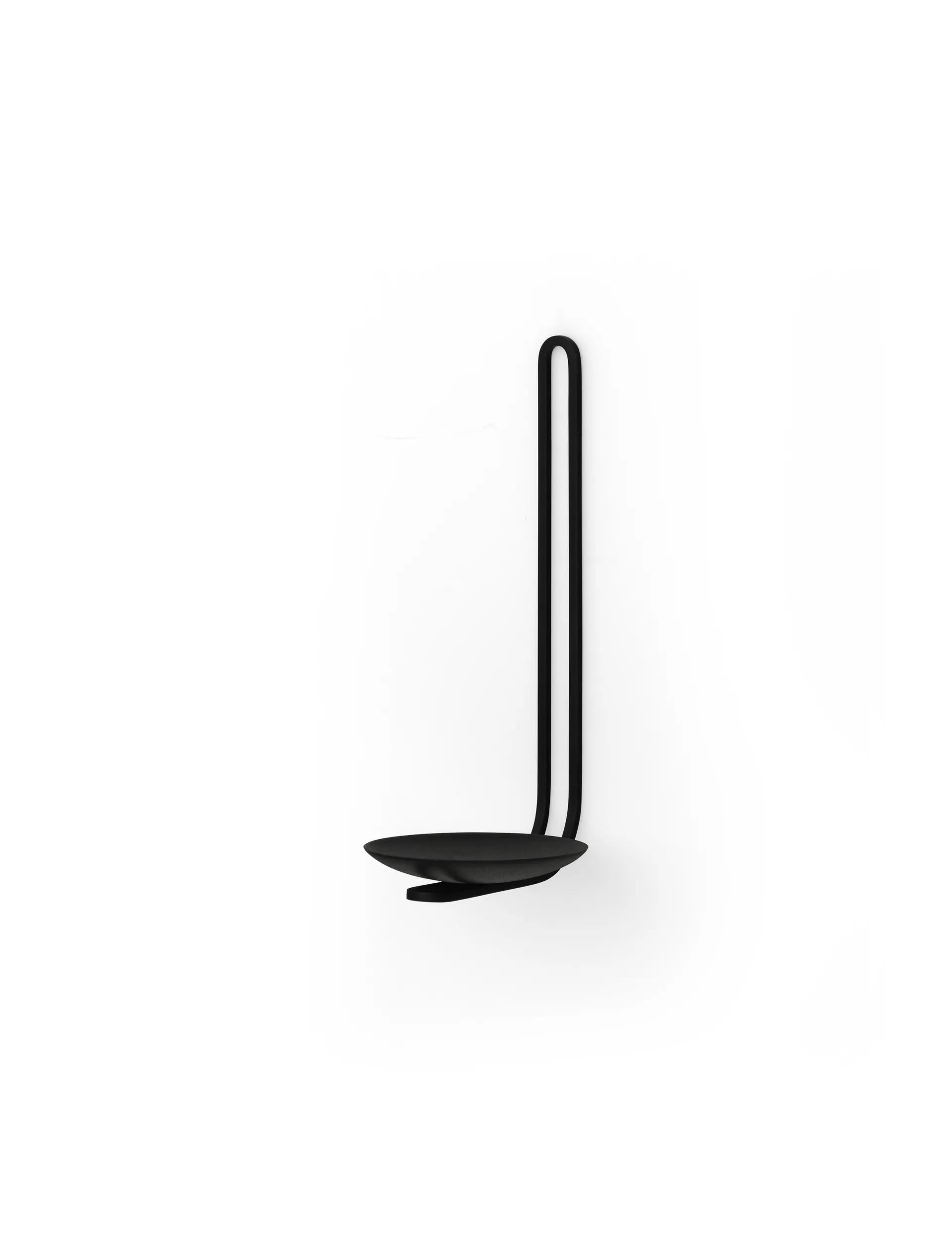 Clip tealight holder wall 20 cm, Black Audo Copenhagen