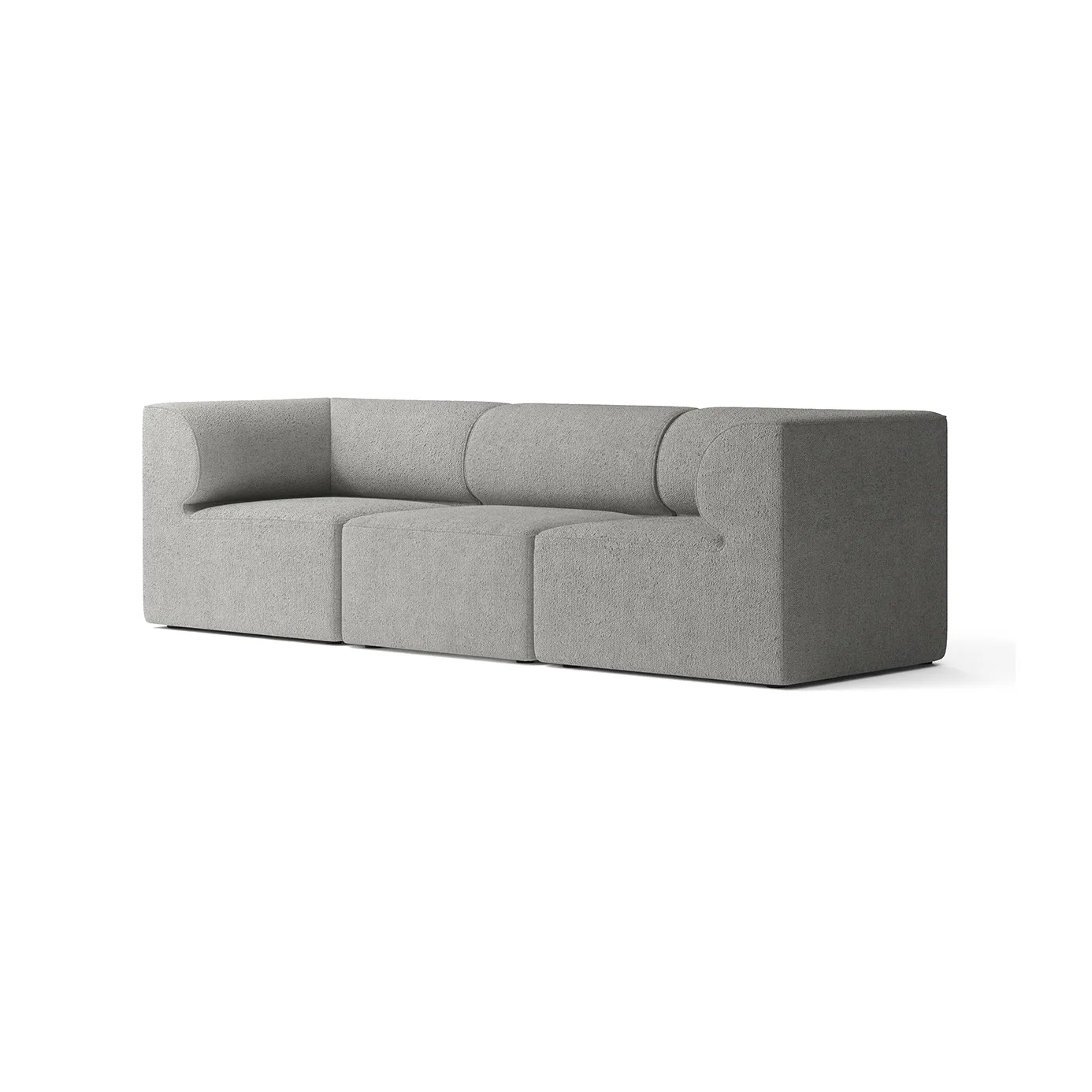 Eave 86 modular sofa configuration 2, Audo Bouclé 16 (Dark Grey) Audo Copenhagen