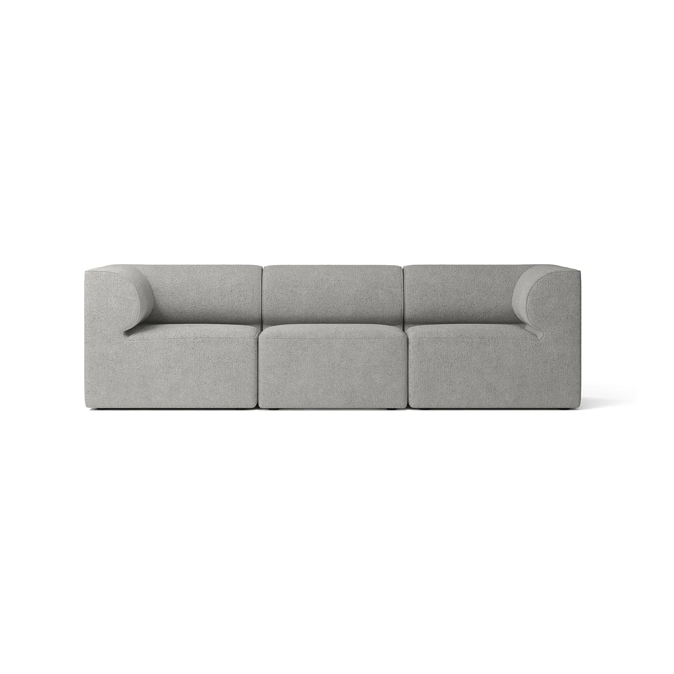Eave 86 modular sofa configuration 2, Audo Bouclé 16 (Dark Grey) Audo Copenhagen