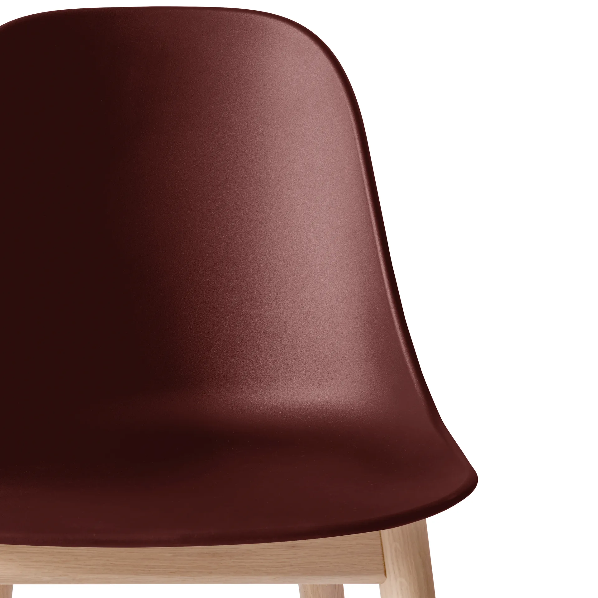 Harbour chair oak legs, Burned red Audo Copenhagen