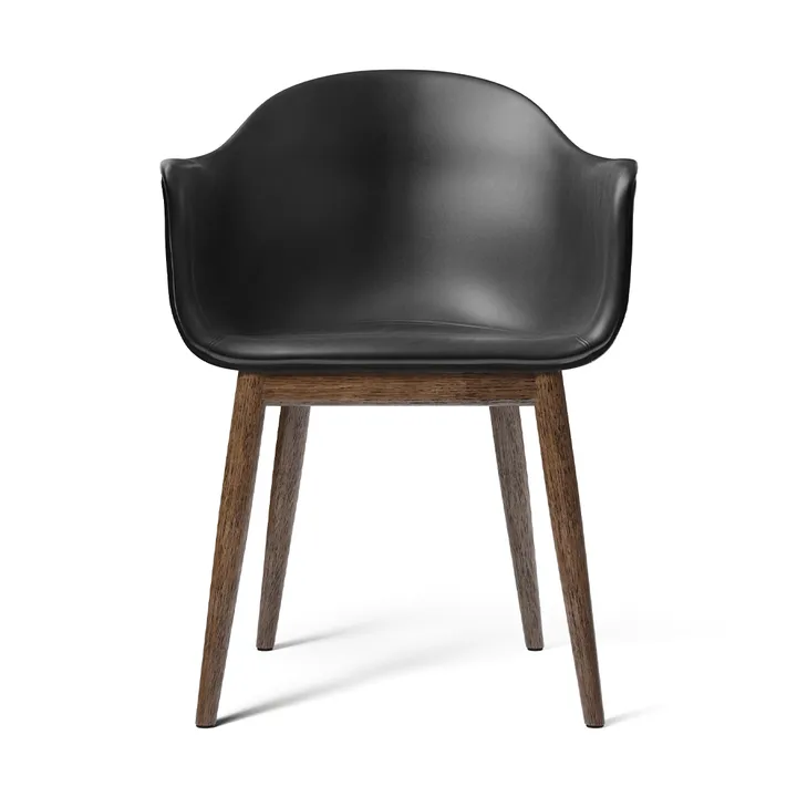 Harbour Dining Chair Fully Upholstered - Aida 0618-dark stained oak - Audo Copenhagen
