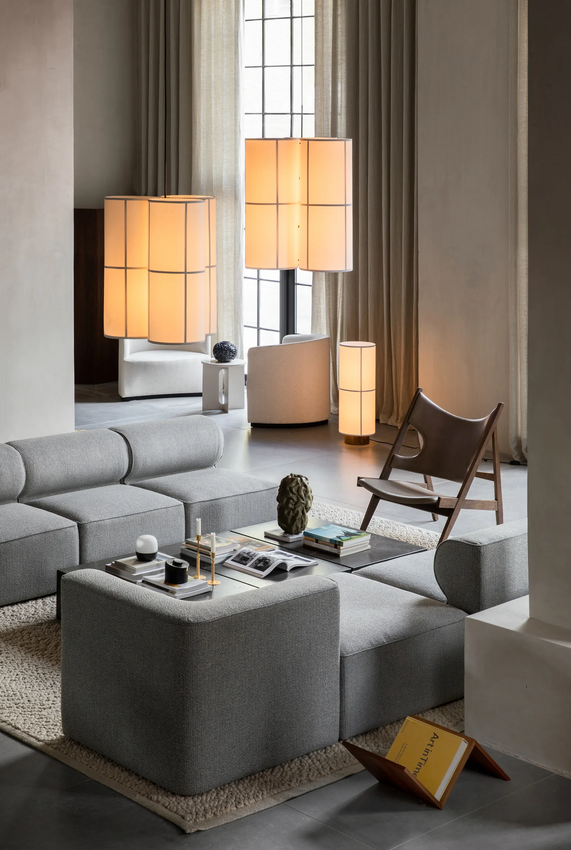 Hashira Cluster pendant lamp raw, 75 cm Audo Copenhagen