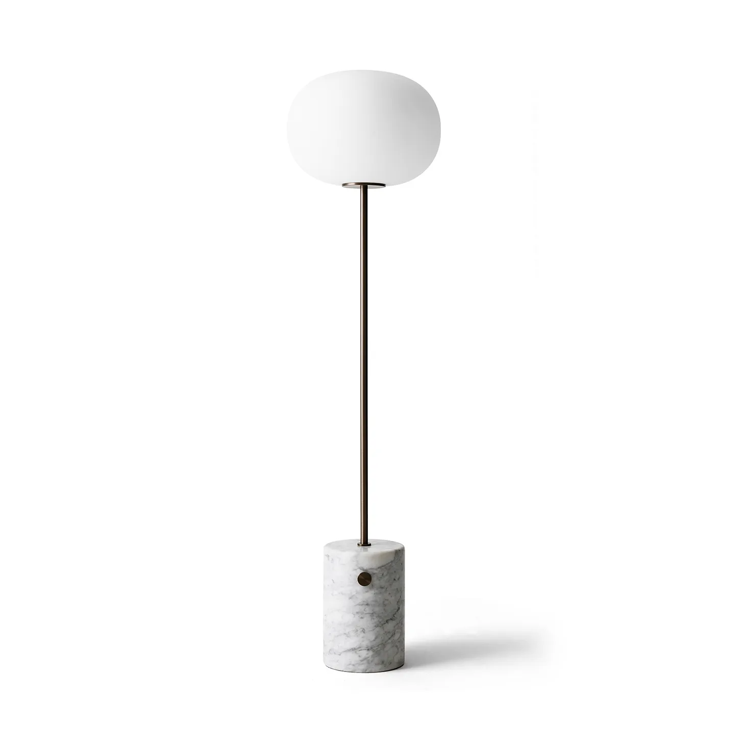 JWDA floor lamp, Carrara marble-bronzed brass, 130 cm Audo Copenhagen