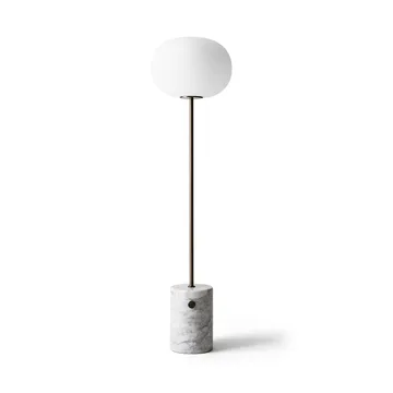 JWDA floor lamp - Carrara marble-bronzed brass, 130 cm - Audo Copenhagen