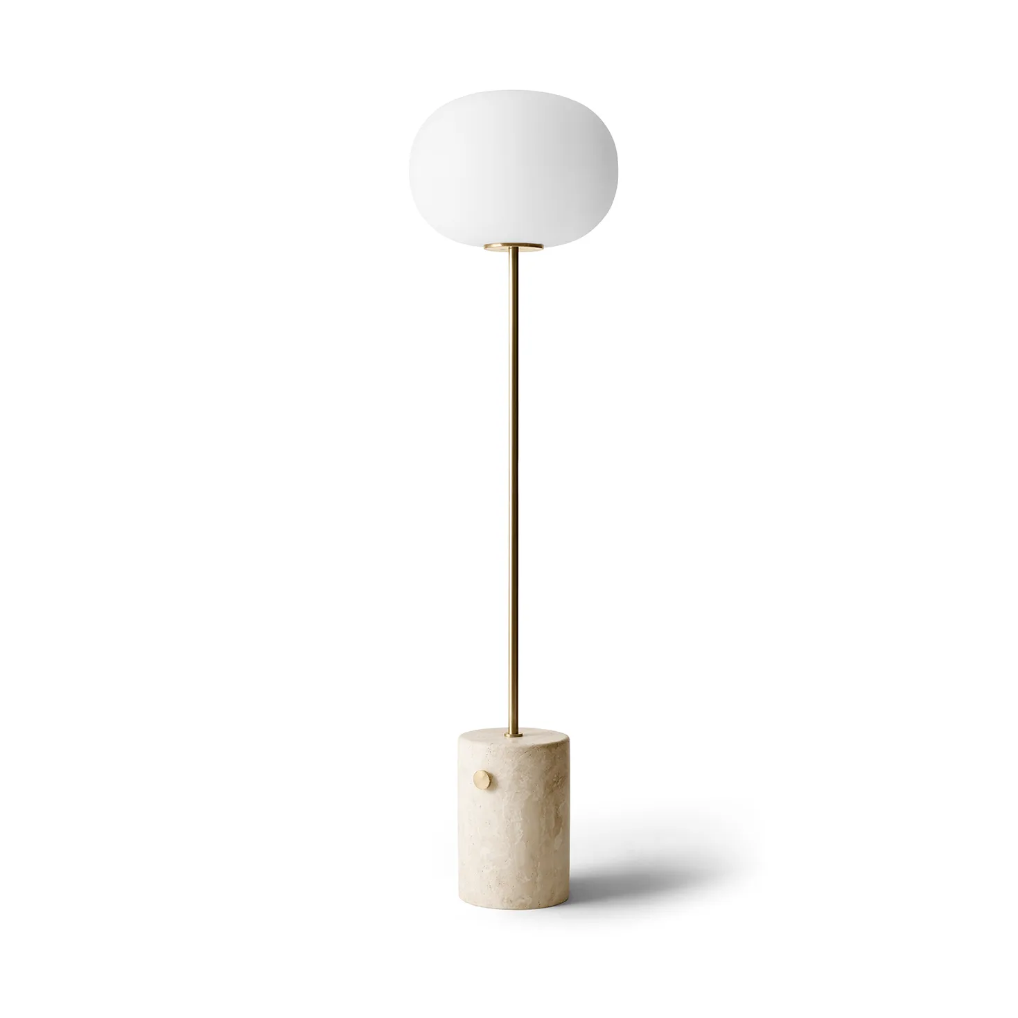 JWDA floor lamp, Travertine-brushed brass, 130 cm Audo Copenhagen