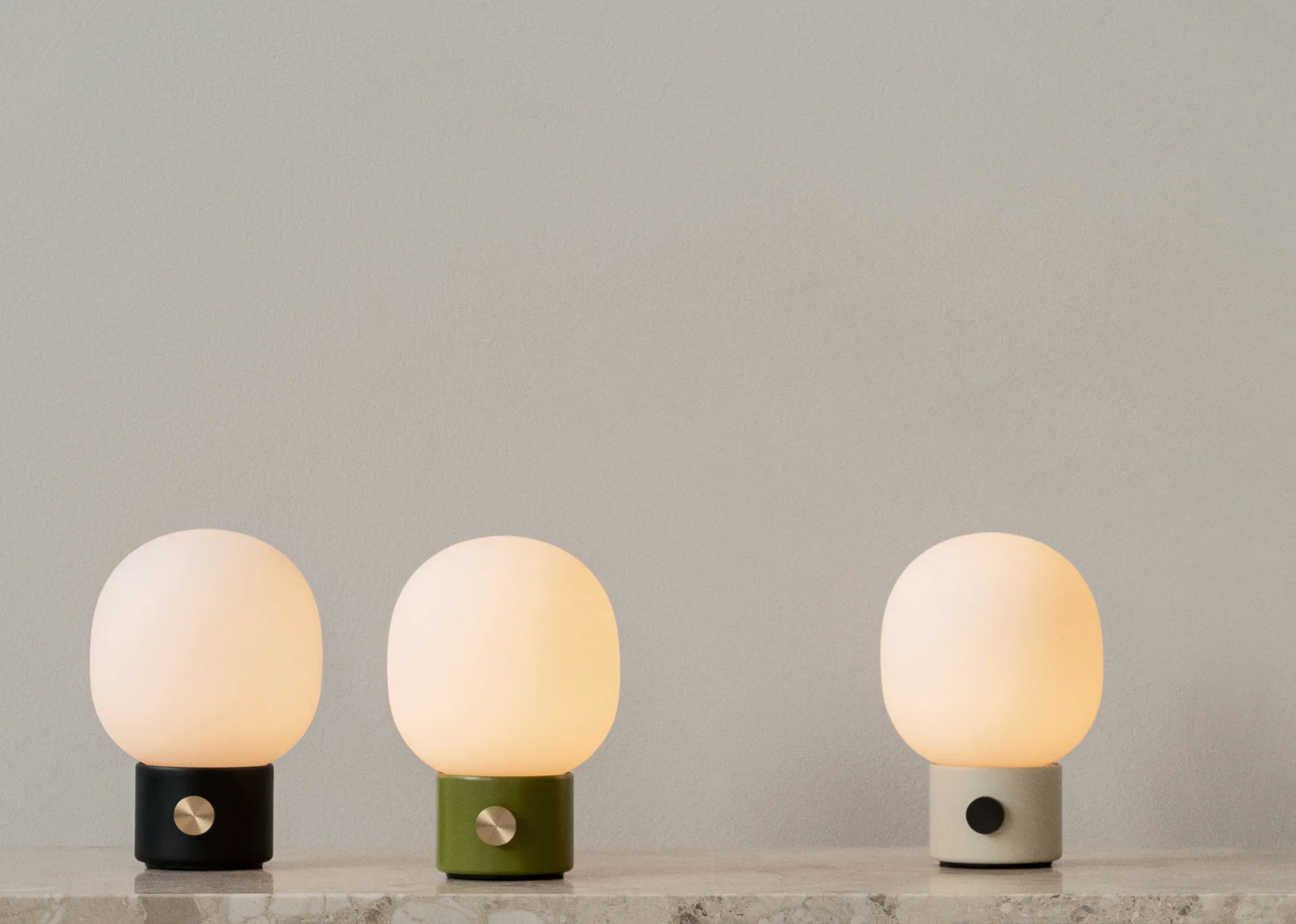 JWDA portable table lamp, Black Audo Copenhagen