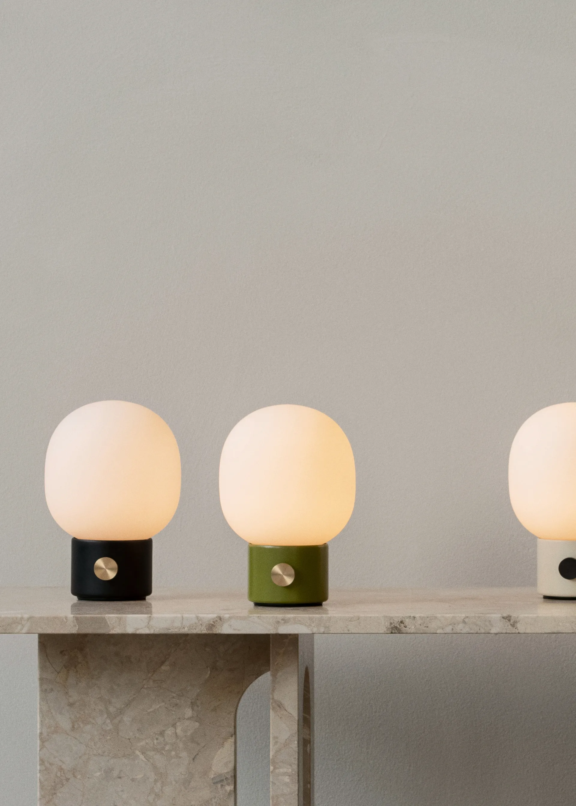JWDA portable table lamp, Dusty green Audo Copenhagen