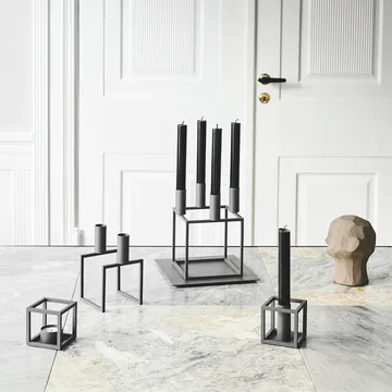 Kubus 1 candle holder - grey - Audo Copenhagen