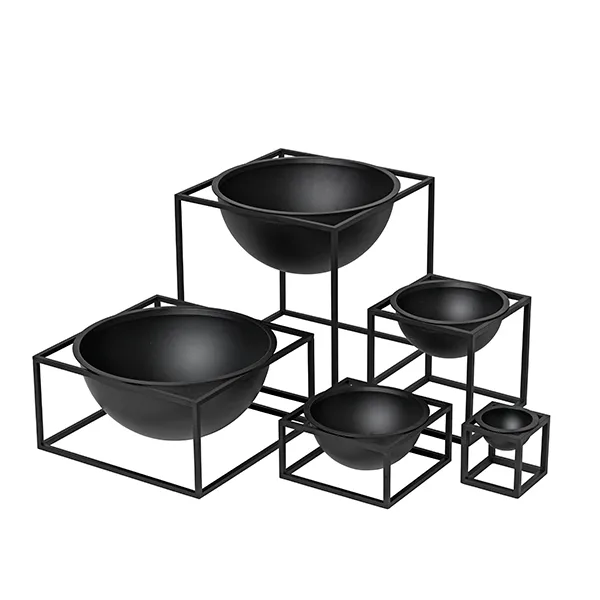Kubus bowl small low, black Audo Copenhagen