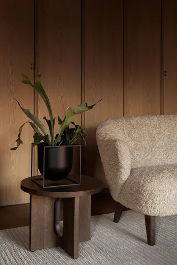 Kubus flower pot 23 cm - Black - Audo Copenhagen