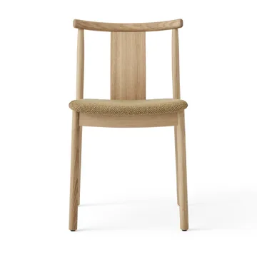 Merkur chair with cushion - Oak-Bouclé 06 gold - Audo Copenhagen