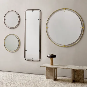 Nimbus mirror - Polished brass, ø60 - Audo Copenhagen