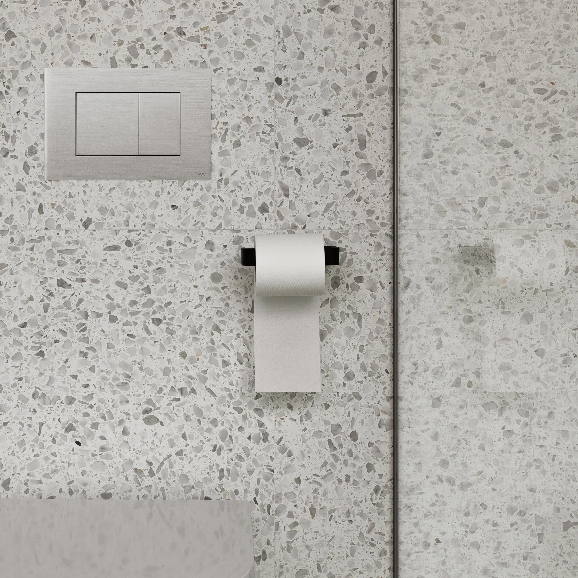 Norm toilet roll holder, black Audo Copenhagen