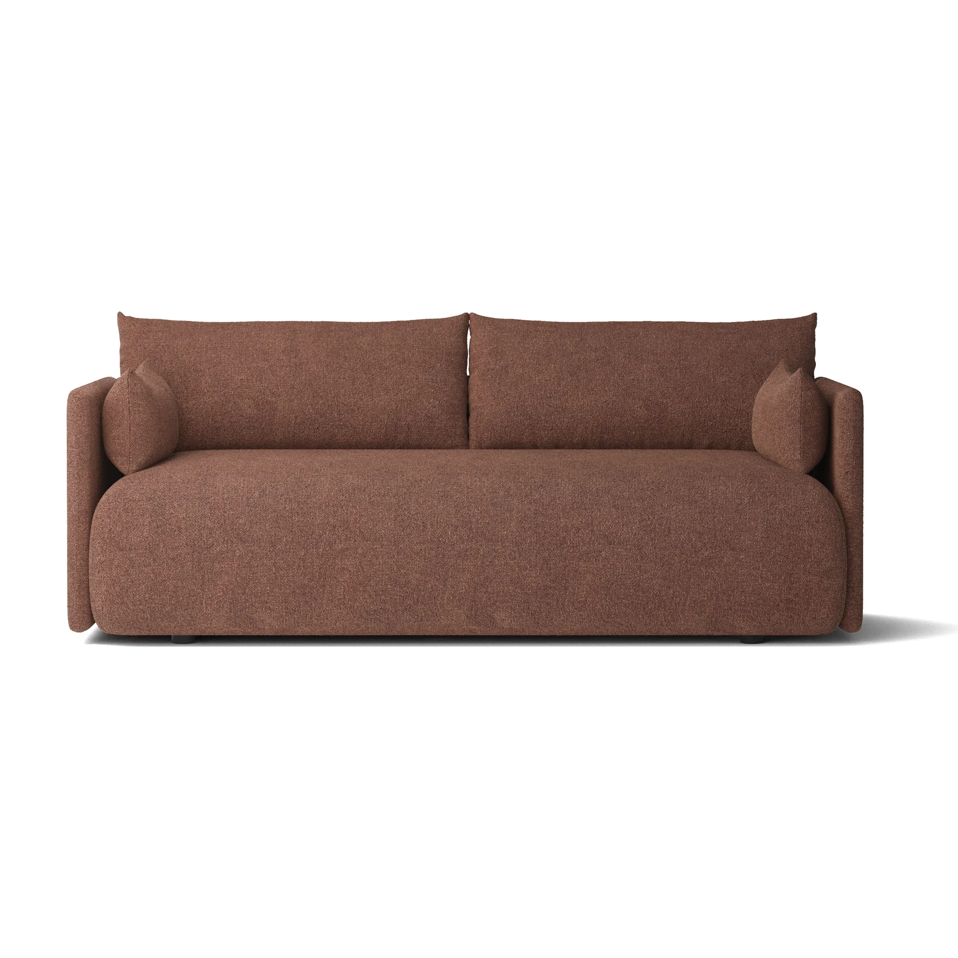 Offset sofa 2-seats, Audo Bouclé 08 Bordeaux Audo Copenhagen
