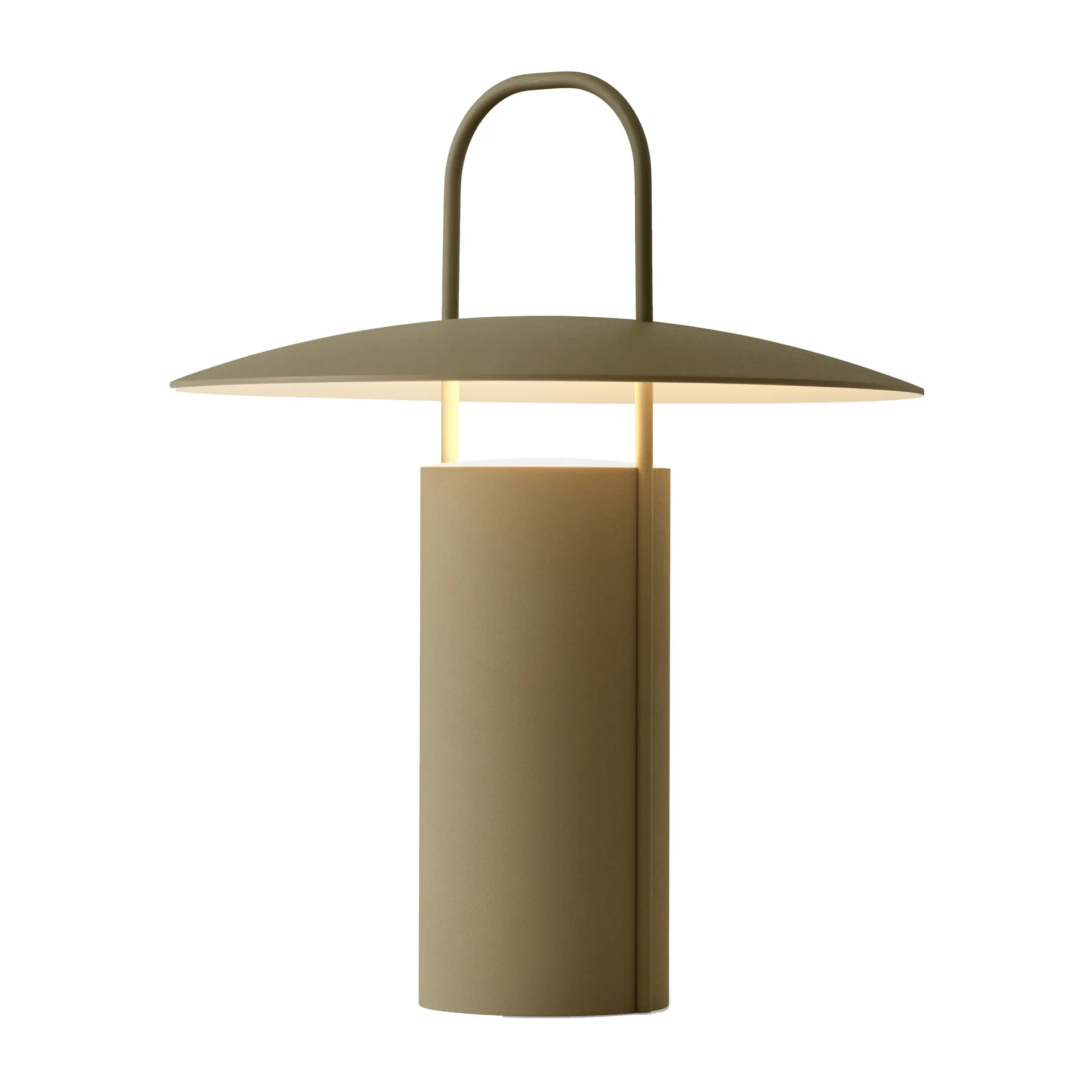 Ray table lamp portable, Dusty Green Audo Copenhagen