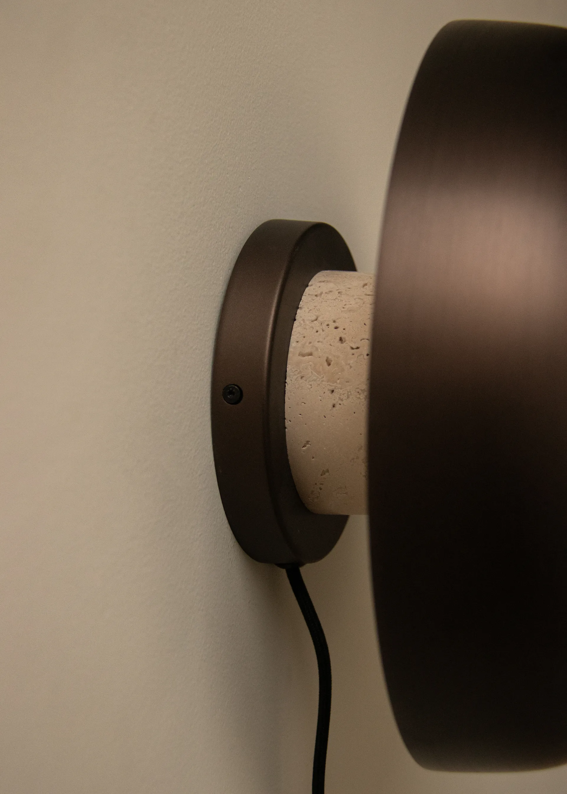 Reverse wall lamp, Bronzed aluminium Audo Copenhagen