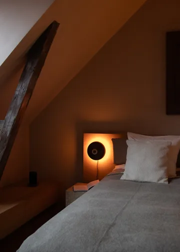 Reverse wall lamp - Bronzed aluminium - Audo Copenhagen