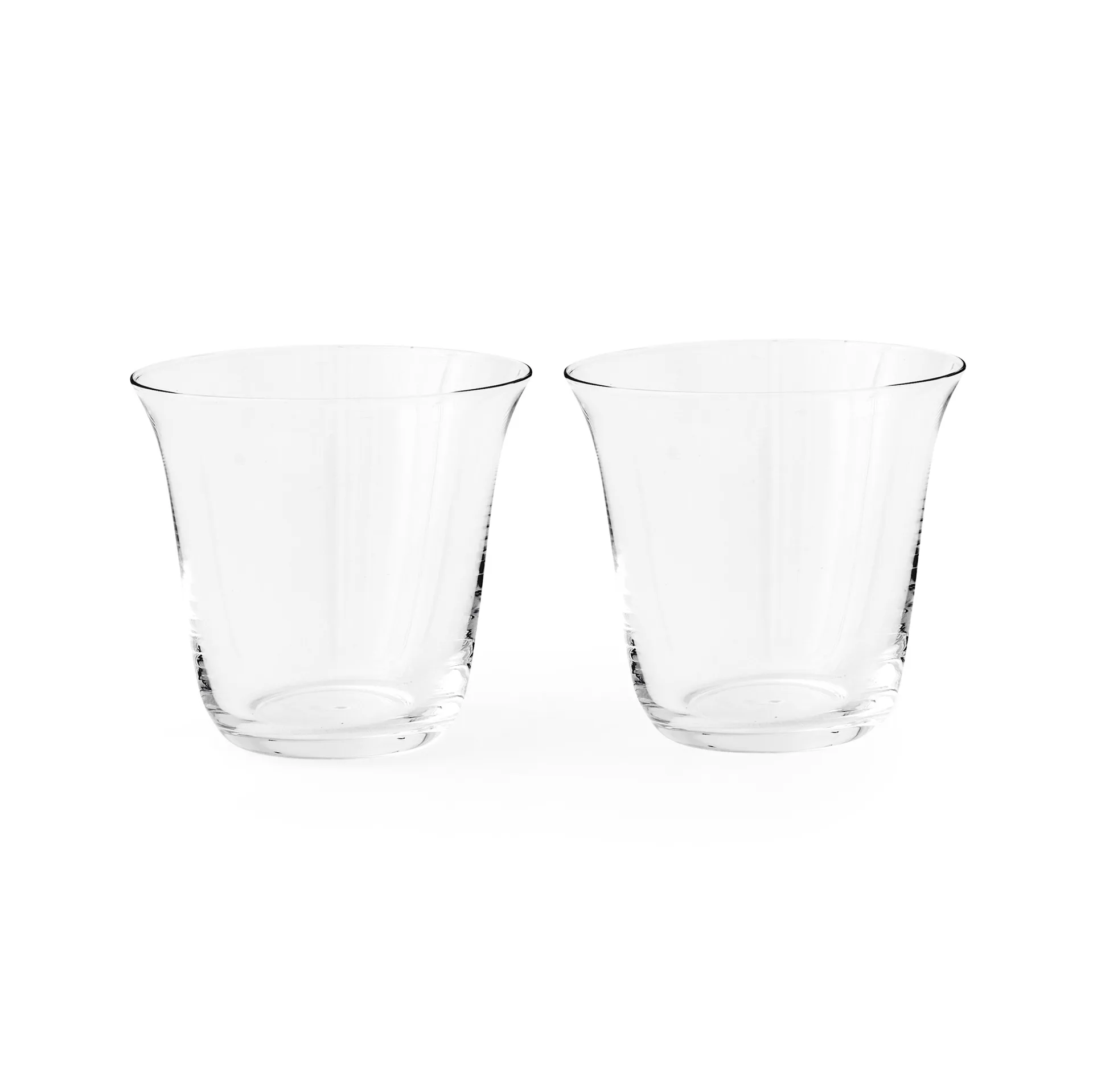 Strandgade drinking glass 8.6 cm 2-pack, Clear Audo Copenhagen