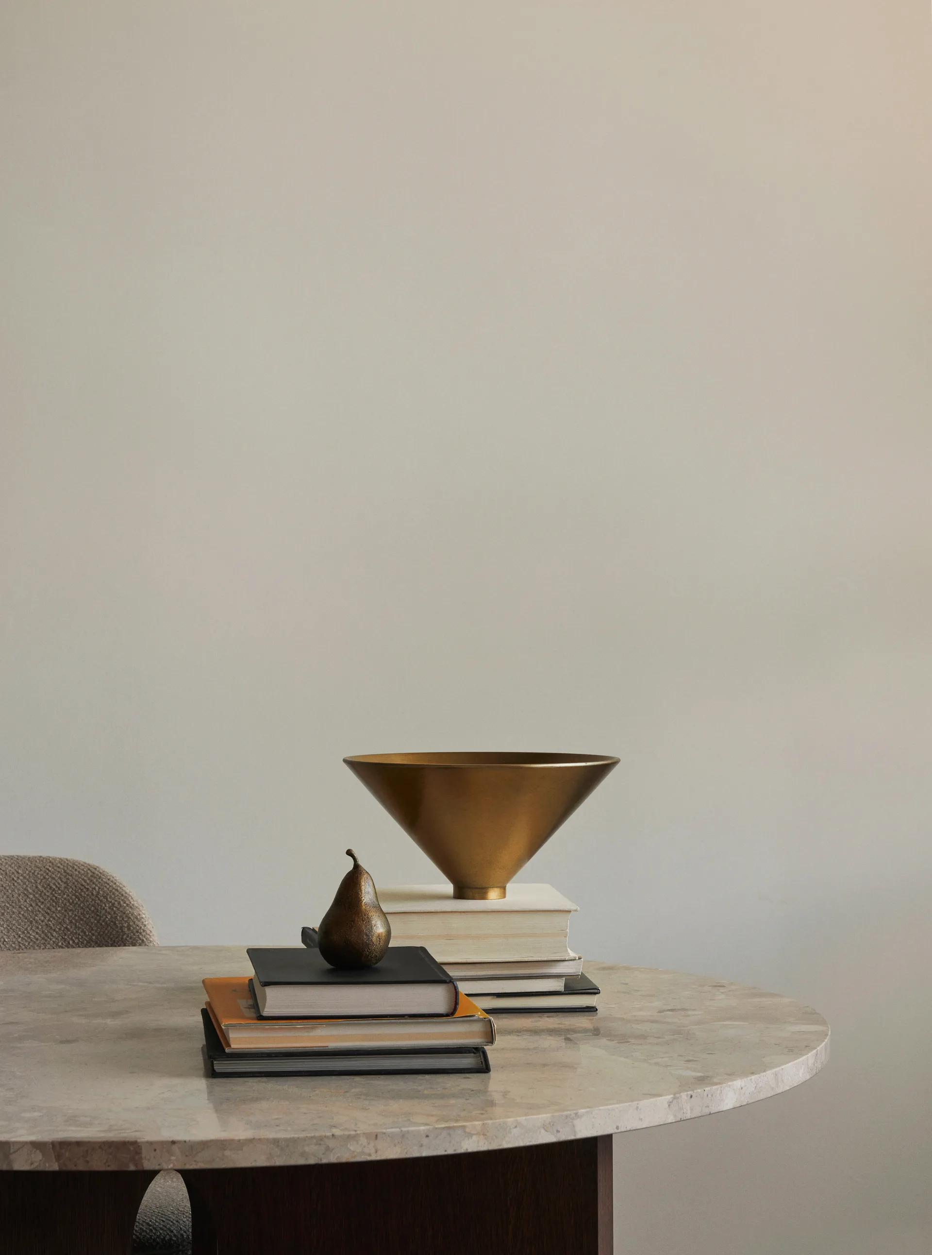 Taper bowl Ø26 cm, Brass Audo Copenhagen