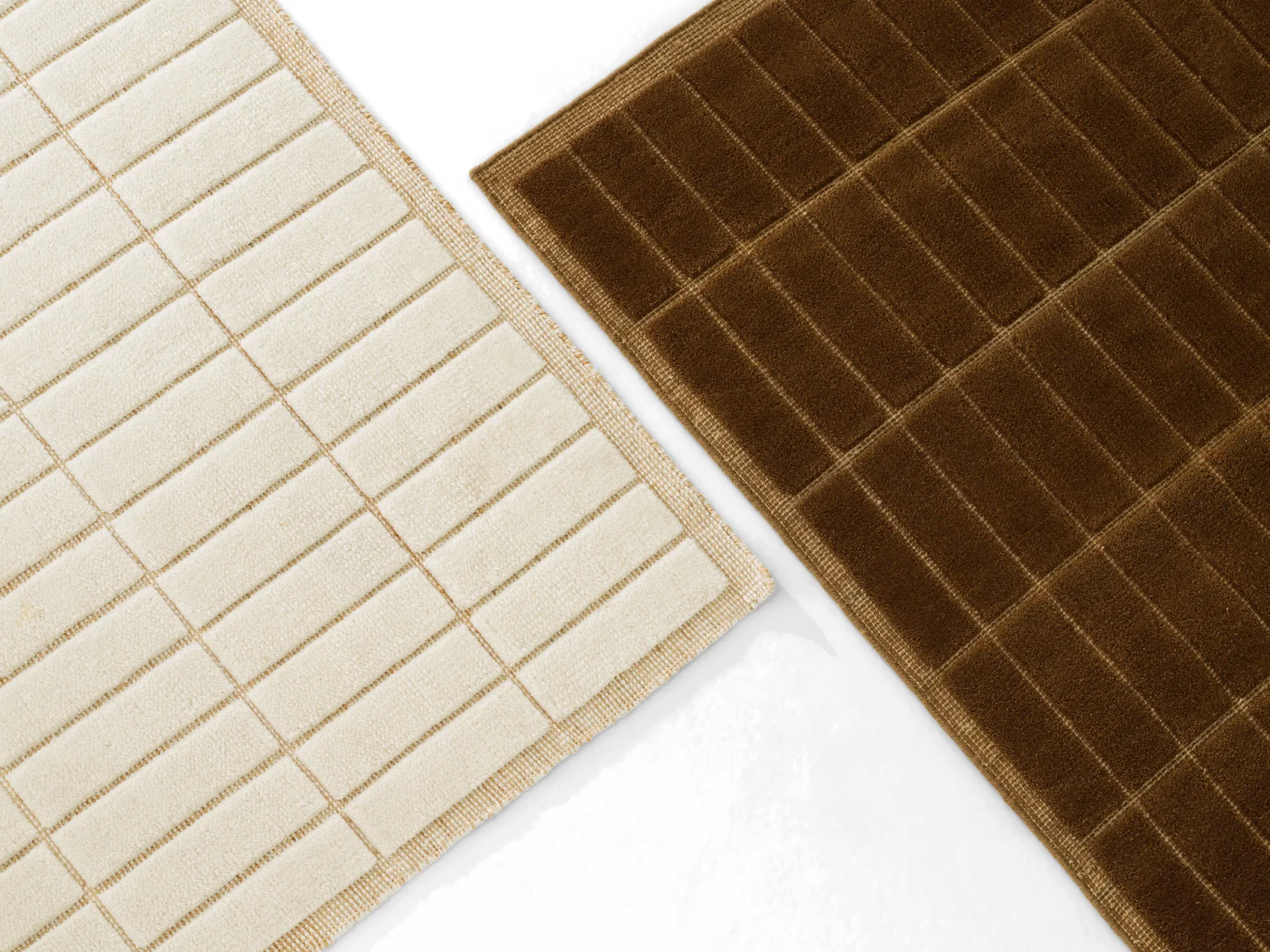 Tile rug, Ivory, 170x240 cm Audo Copenhagen