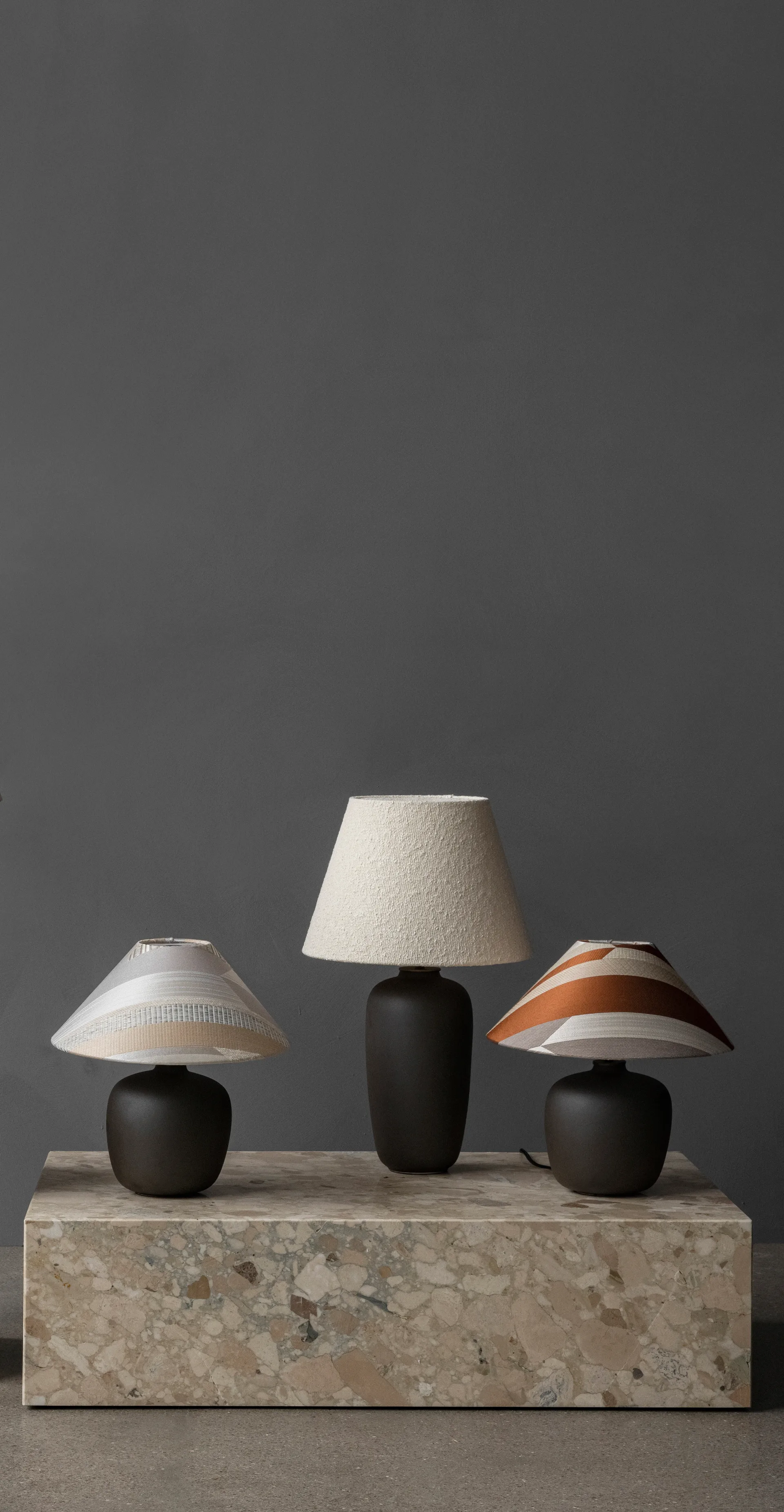 Torso table lamp 57 cm Limited Edition, Oceano-Snow Audo Copenhagen