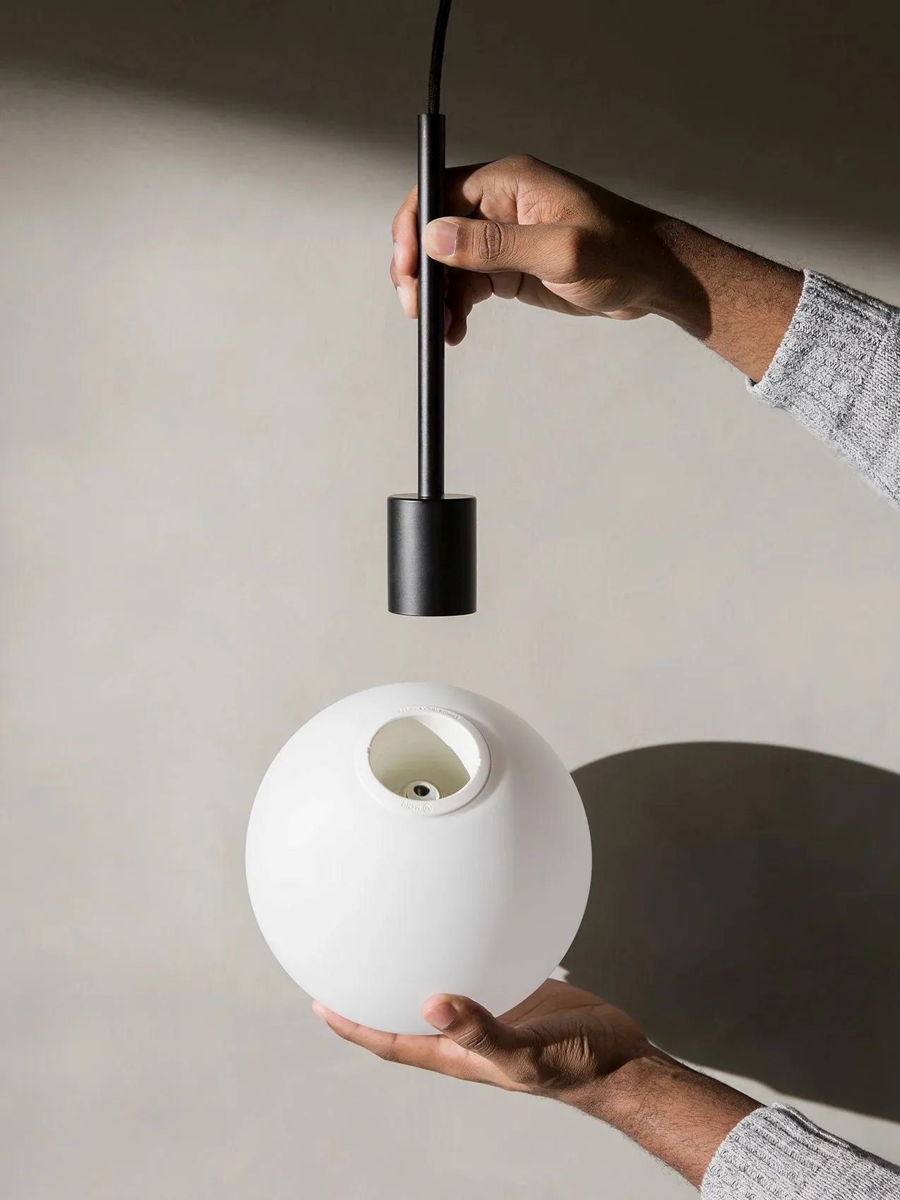 TR lamp shade opal glass, smooth Audo Copenhagen