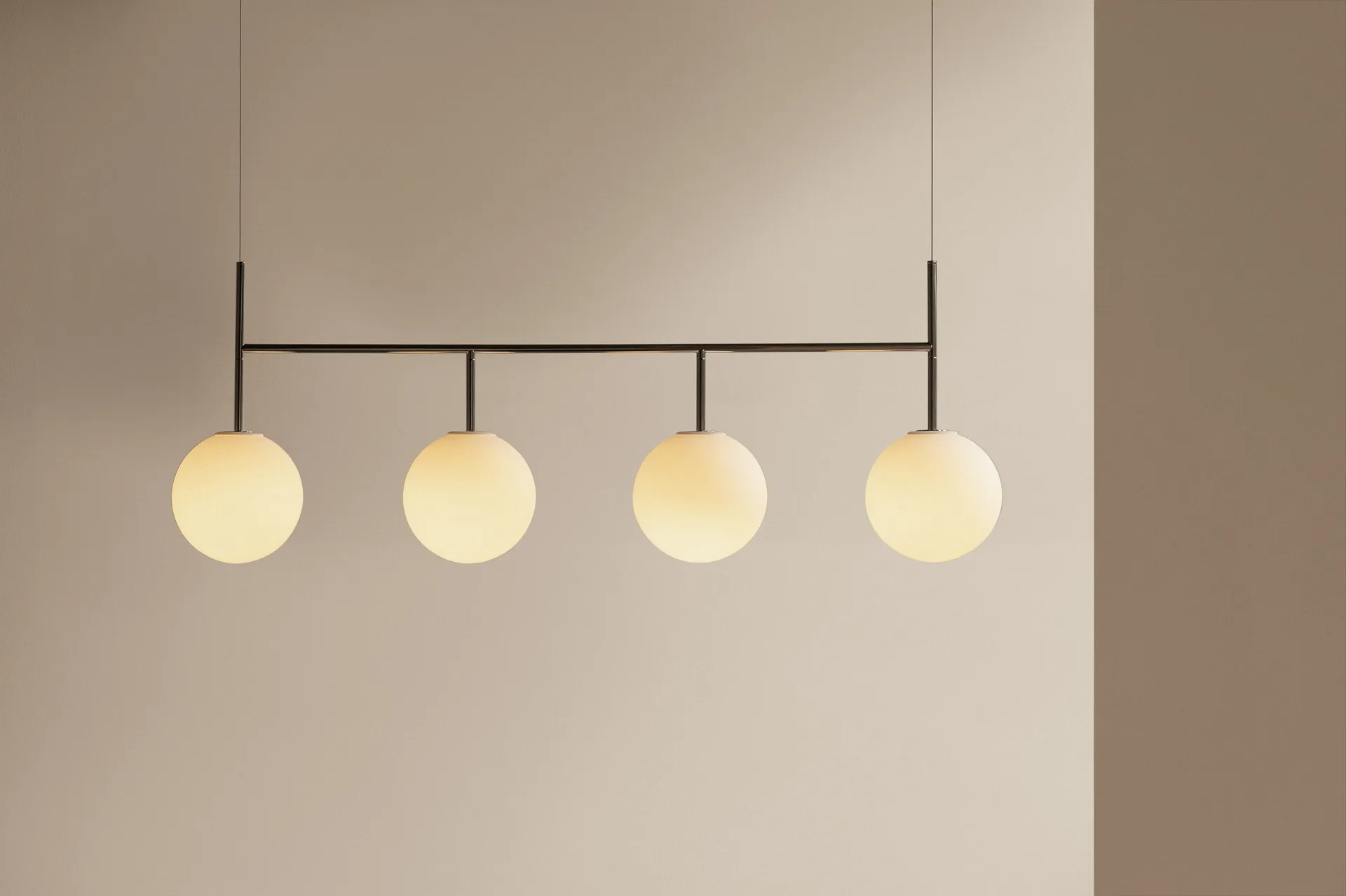 TR rail ceiling lamp, Polished steel Audo Copenhagen