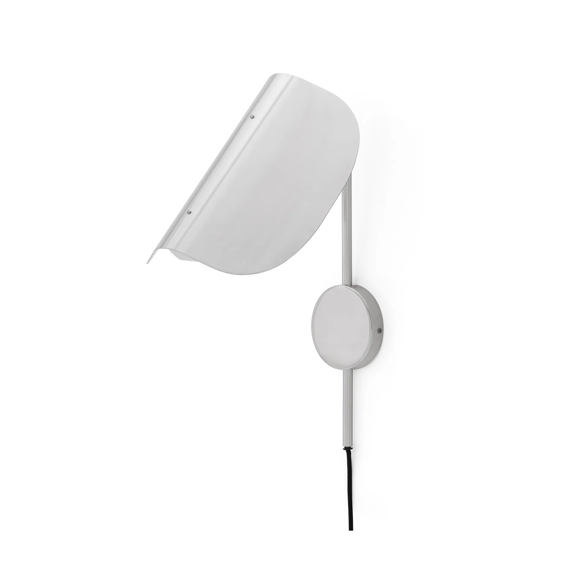 Wing wall lamp, Polished aluminium, 47 cm Audo Copenhagen