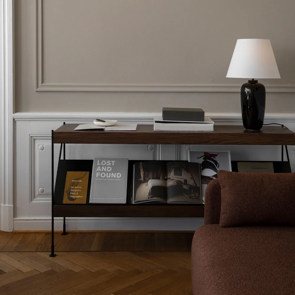 Zet magazine shelf, Black Audo Copenhagen