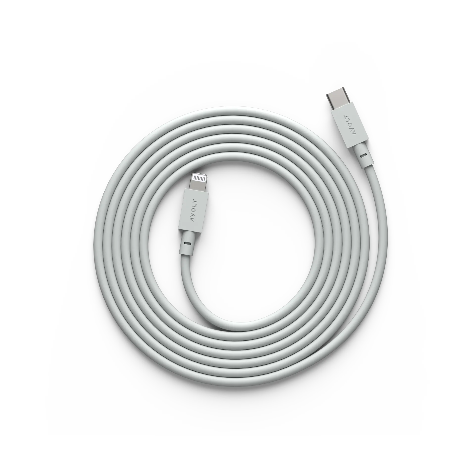 Cable 1 USB C to Lightning charging cable 2m, Gotland Gray Avolt