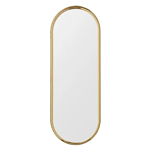 Angui mirror oval 108 cm, gold AYTM