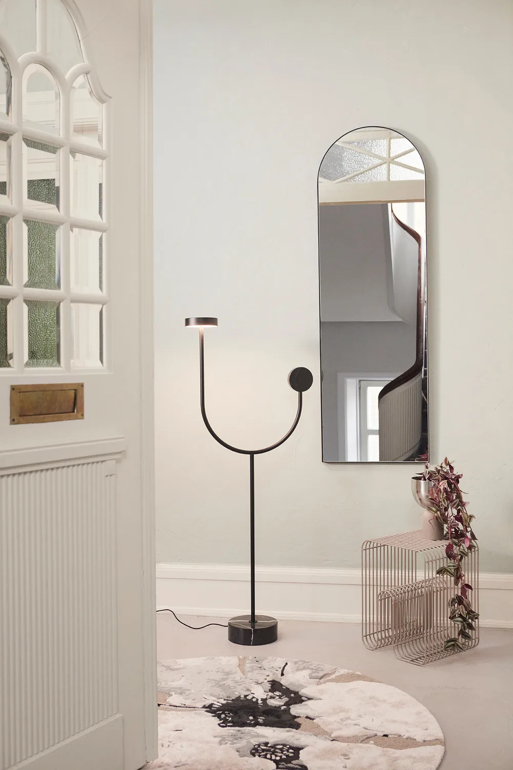 Arcus mirror 115 cm, Black AYTM