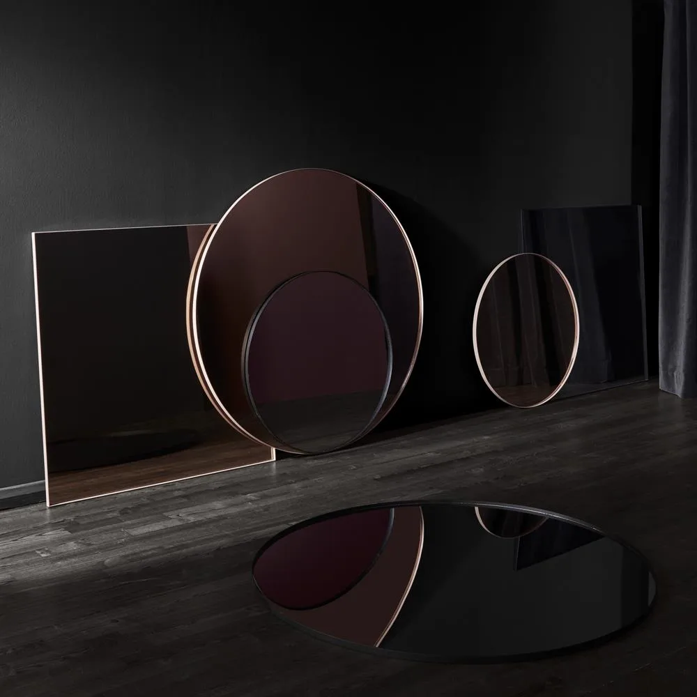 Circum mirror small, black AYTM