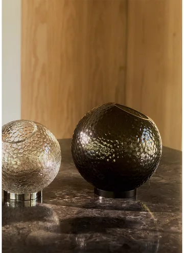 Globe candle holder Ø10 cm - Black - AYTM