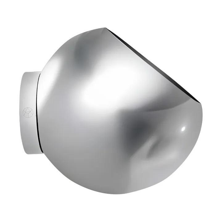Globe flower pot vägg Ø17 cm - Silver - AYTM