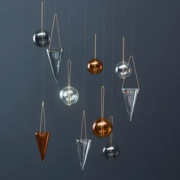 Monili Christmas tree bauble - clear - AYTM