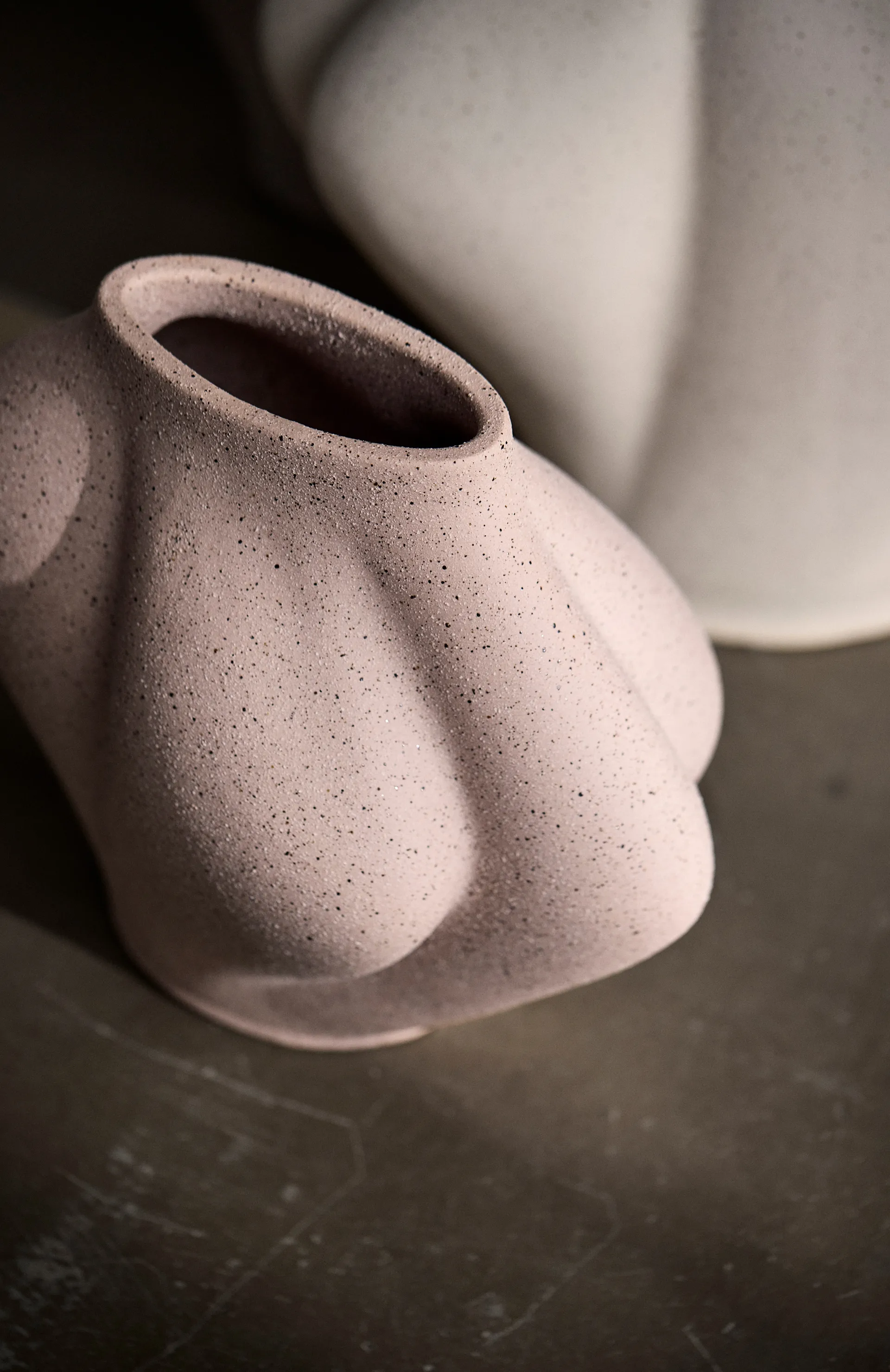 Saltare vase, Rose, Ø15x25 cm AYTM
